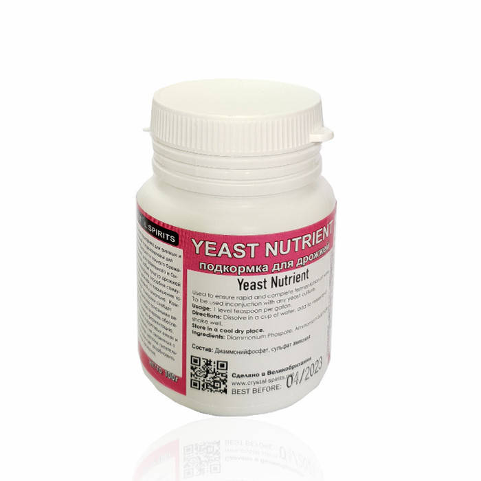 

Универсальная подкормка для дрожжей Crystal Spirits Yeast Nutrient 100г