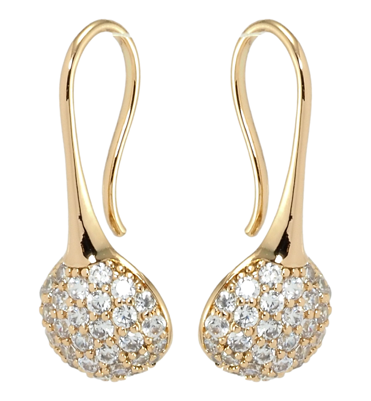 

Серьги Xuping Позолота 18K французский замок "Инкрустация цирконием"