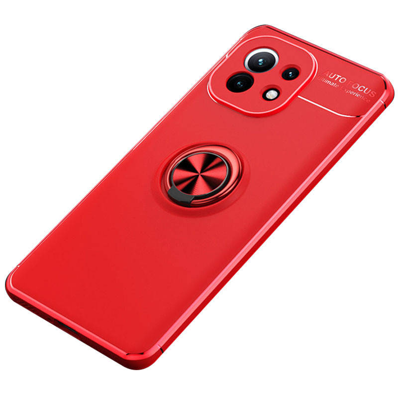 

Чехол под магнитный держатель для Xiaomi Mi 11 (Красный / Красный)