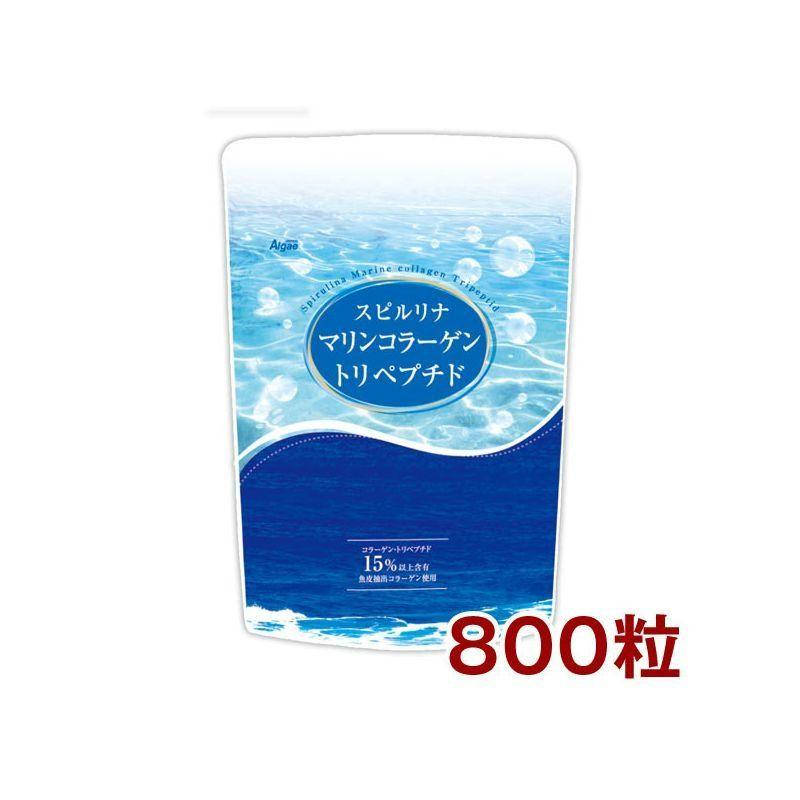 

ALGAE Spirulina Спирулина + морской коллаген трипептид, 800 штук на 20 дней
