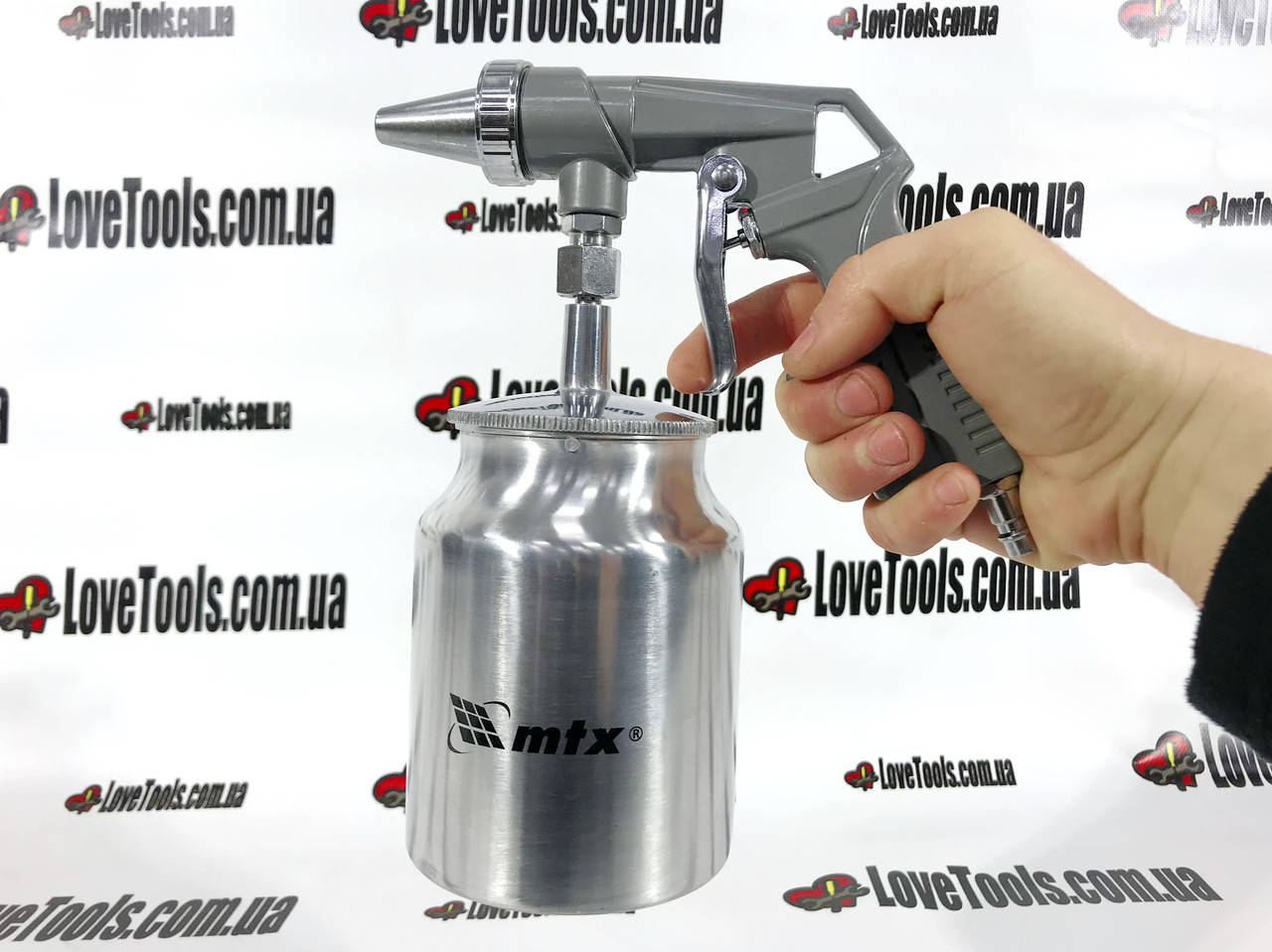 

Пистолет пескоструйный с нижним бачком, пневматический MTX 573269