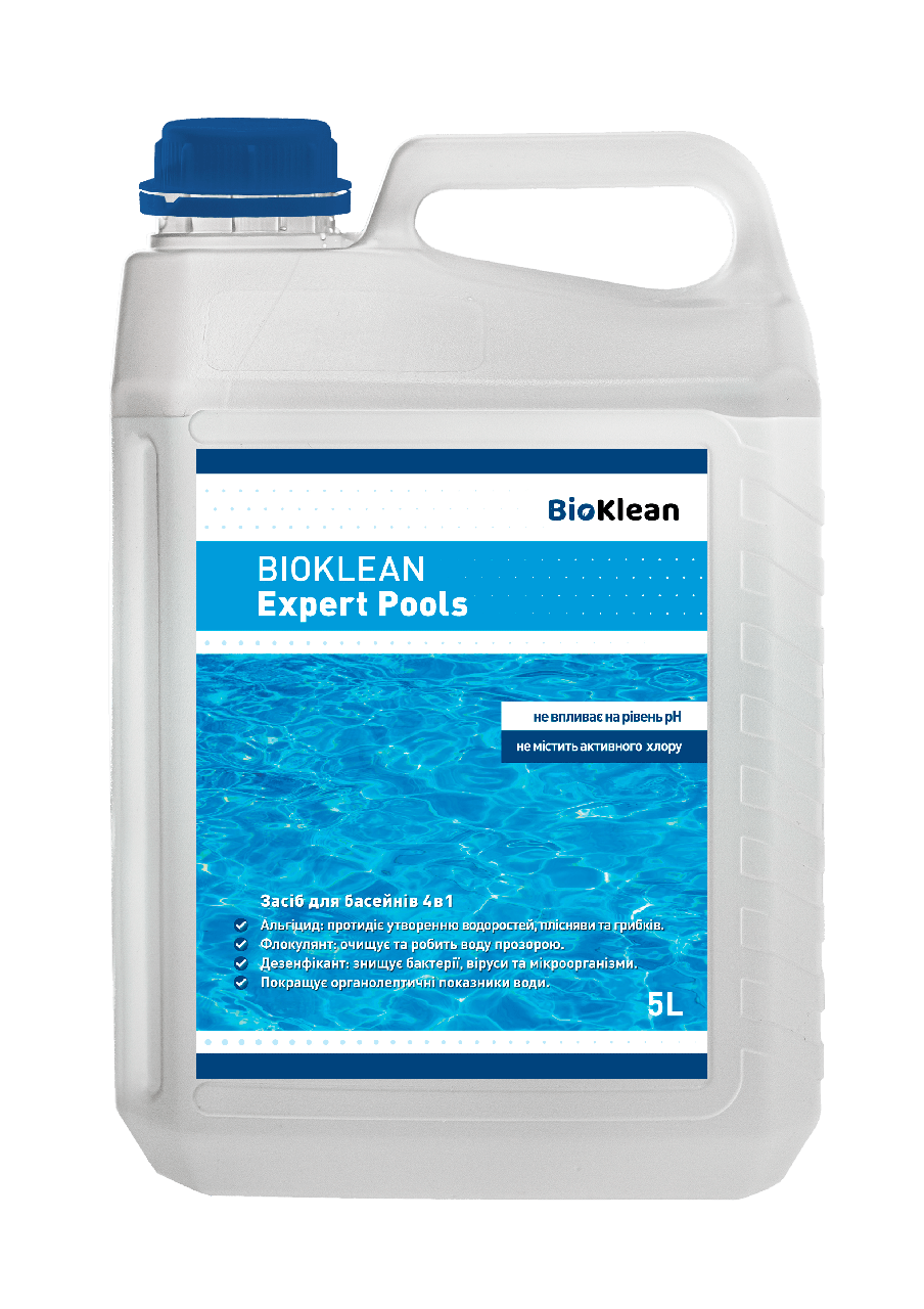 

Средство для очищения воды в бассейне Expert Pools 5 л BioKlean