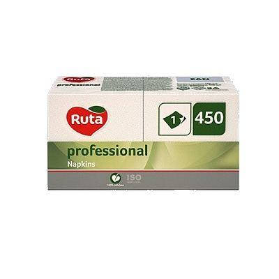 

Салфетки барные Ruta Professional 24х24 белые 450 шт., Белый