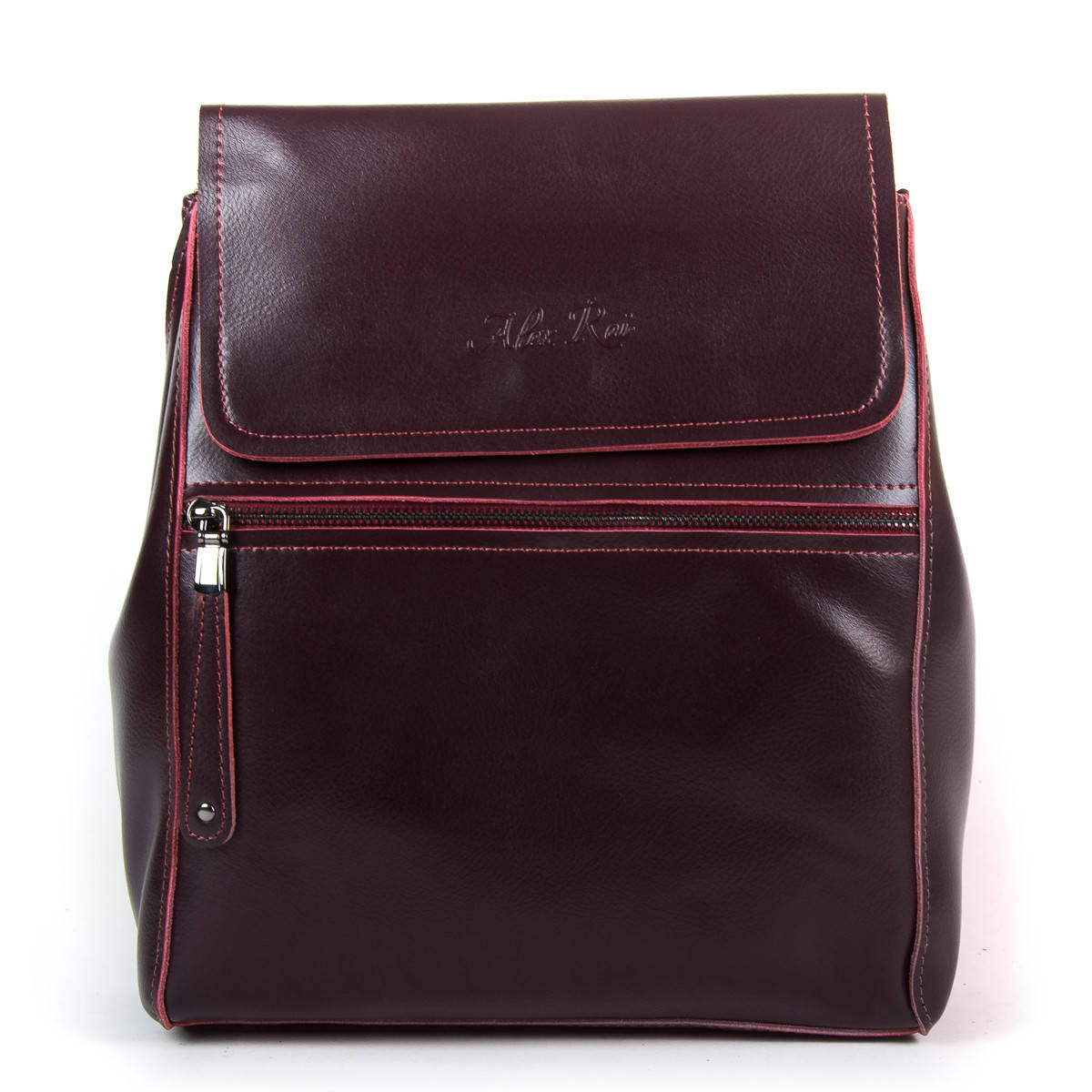

Рюкзак женский кожаный бордовый ALEX RAI 05-01 1005 wine-red