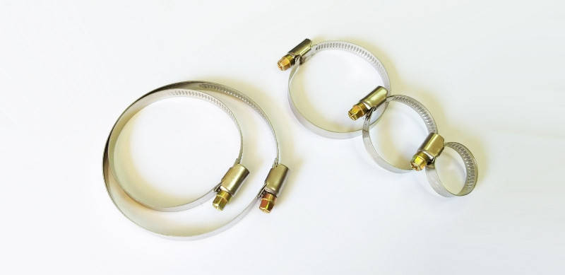 

Хомут 50-70 нержавеющий винтовой червячный