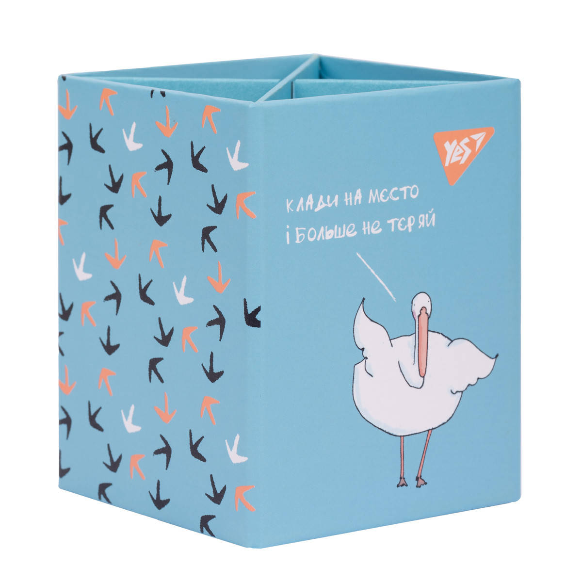 

Стакан для письменных принадлежностей YES Гусь, Синий