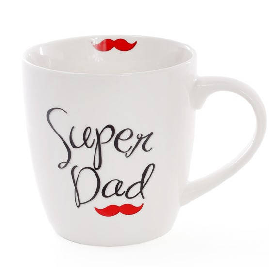 

Кружка Фарфоровая "Super Dad" 520мл (577-525D), Белый