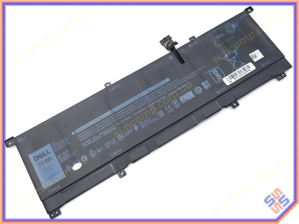 

Батарея TMFYT для DELL XPS 15 9575, 9575-D1805TS, Precision 5530 (D1605TS 8N0T7) (11.4V 75Wh) ORIGINAL