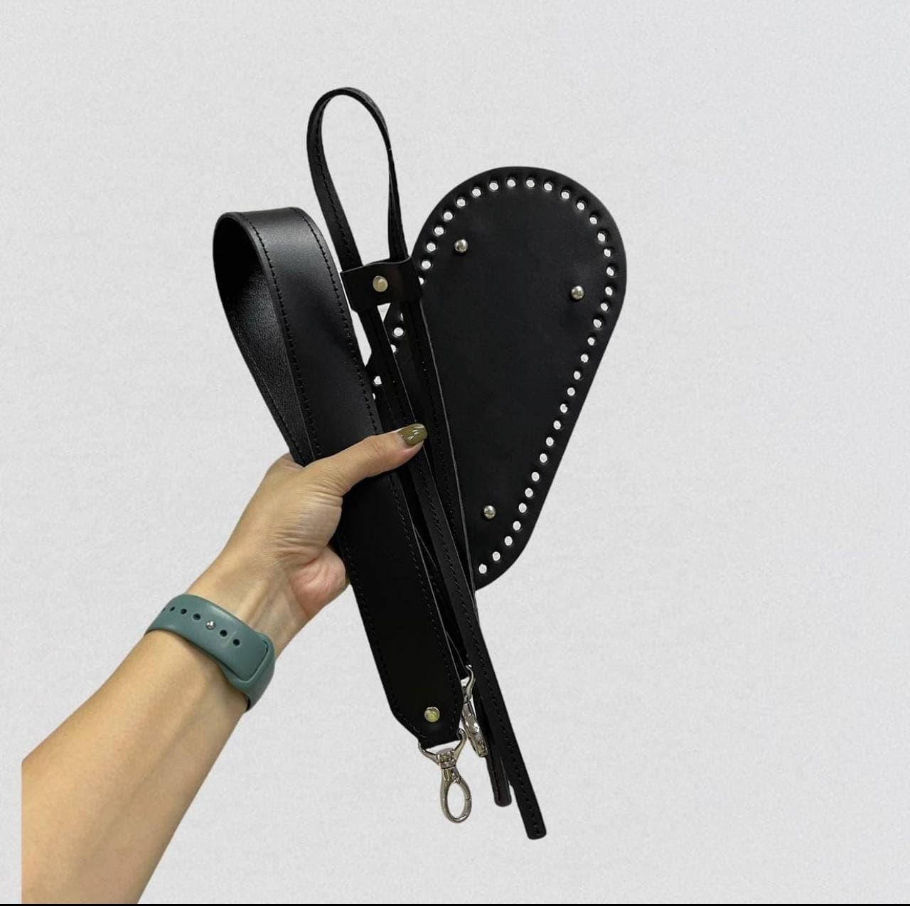 

Набор кожаной фурнитуры для сумки торбы, натуральная кожа