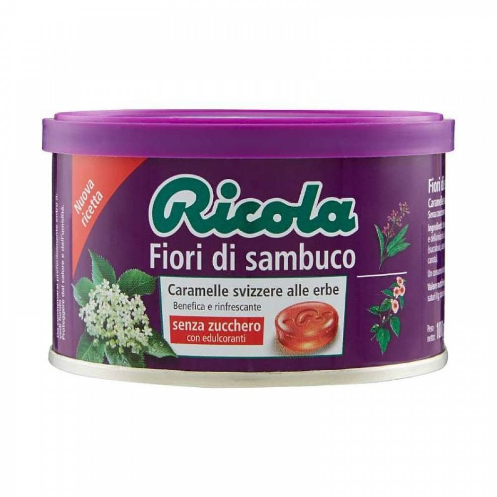 

Леденцы Ricola Fiori Di Sambuco Без сахара Бузина 100 g