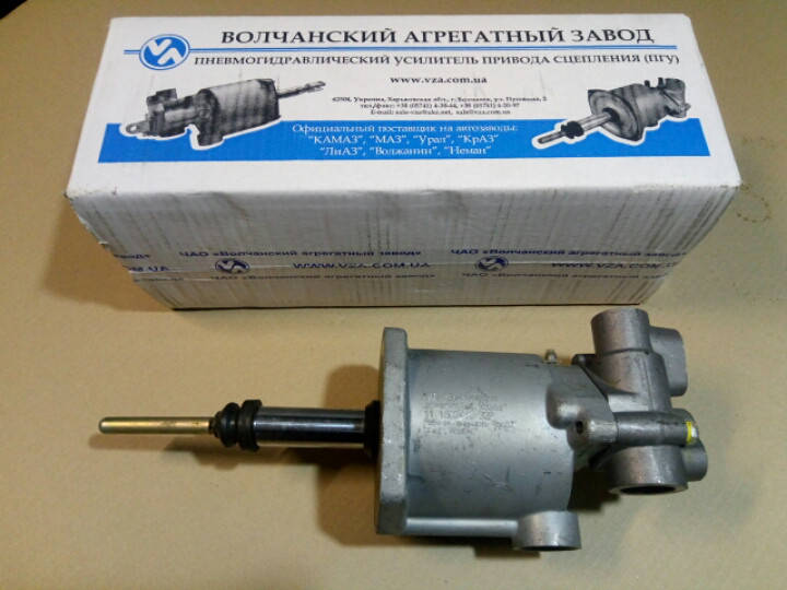 

ПГУ МАЗ Пневмогидравлический усилитель сцепления шток L=172мм 11.1602410-32