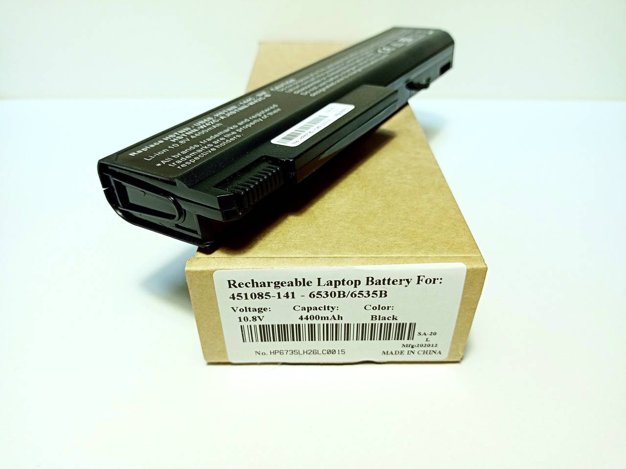 

Батарея HP EliteBook 6930p 8440p 8440w 6730b 6535b KU531AA, Черный
