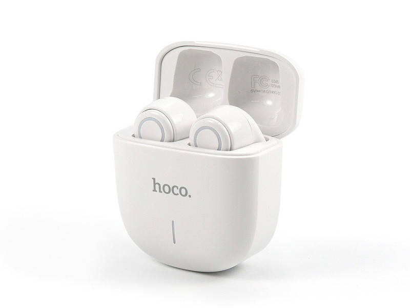 

Гарнитура Double с кейсом Bluetooth TWS Hoco ES45 148шт 8725, Белый