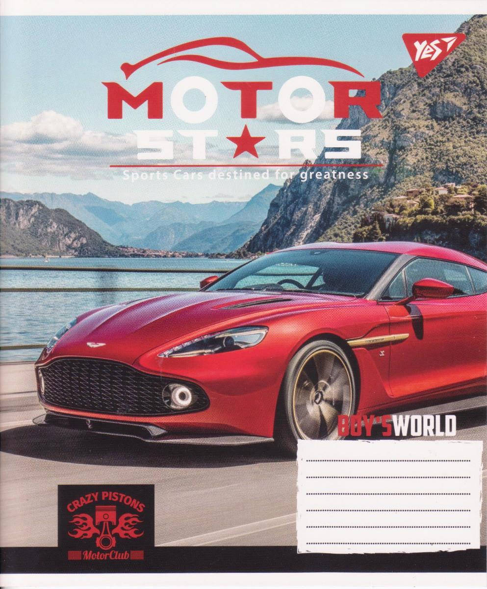 

Тетради 24 листа линия "Motor Stars" 765395