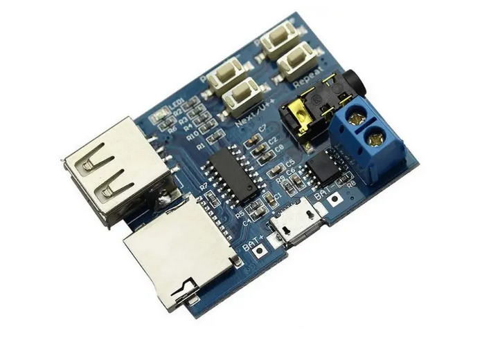 

Аудио модуль 3.7-5.5В USB MicroSD TF MP3