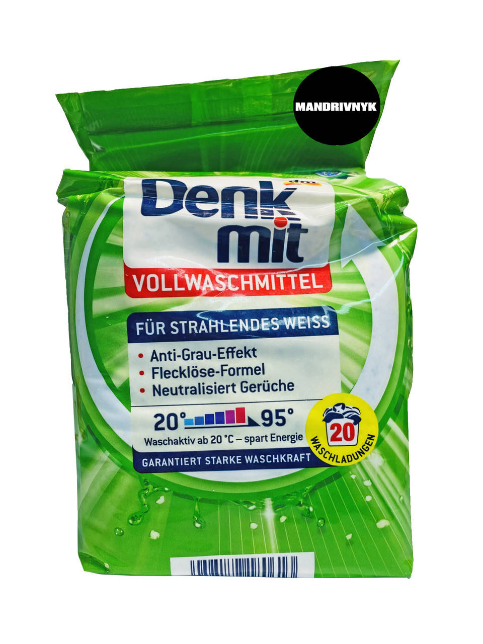 

Стиральный порошок Denkmit Vollwaschmittel,20 пр.