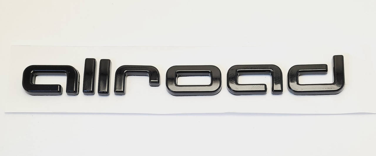 

Эмблема надпись багажника Audi Allroad чёрная