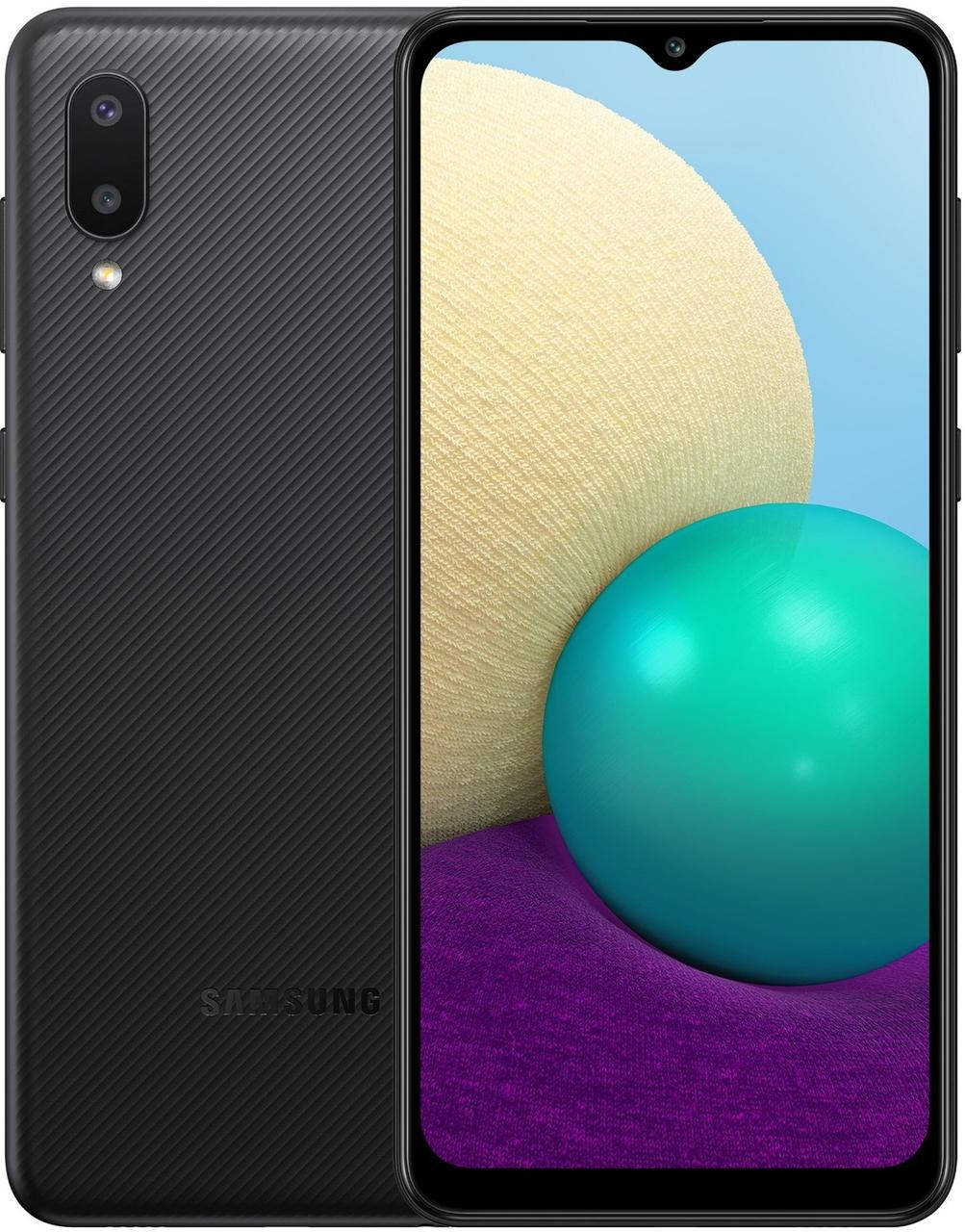 

Смартфон Samsung Galaxy A02 2/32GB Black (SM-A022GZKB) Гарантия 12 месяцев