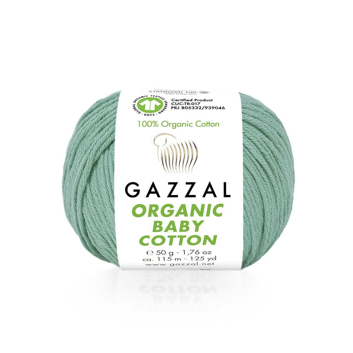 

Gazzal Organic Baby Cotton № 422 ментол
