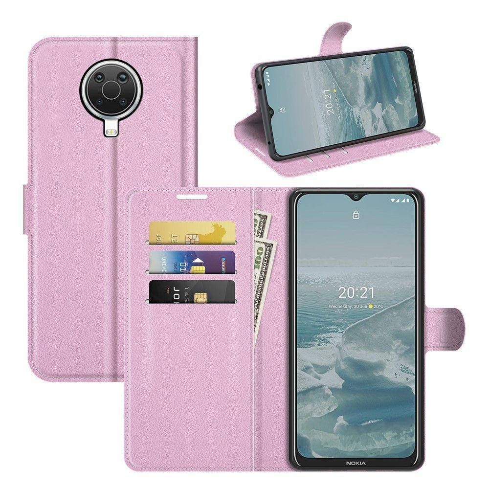 

Чехол-книжка Litchie Wallet для Nokia G10 / G20 Pink, Светло-розовый