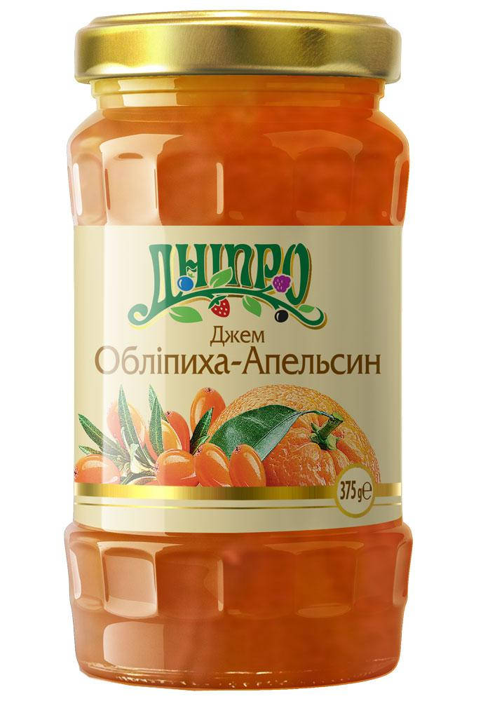 

Джем Облепиха-Апельсин ТМ Днепр, 375 гр.