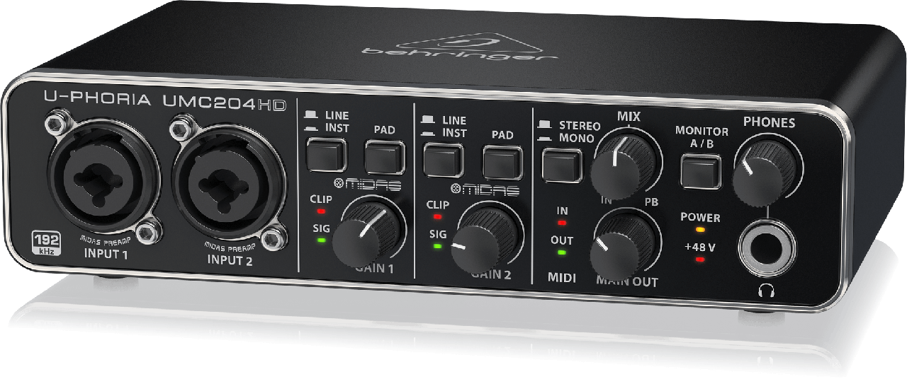 

Аудиоинтерфейс Behringer U-Phoria UMC204HD