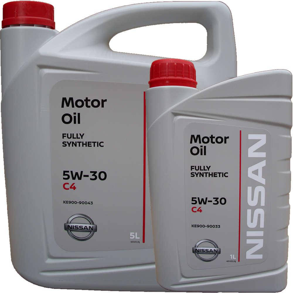 

Масло моторное Nissan Motor Oil 5W30 C4, 5л