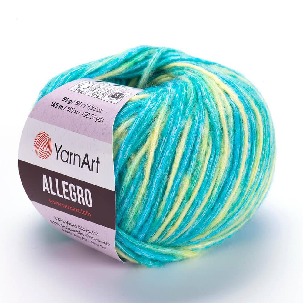 

YarnArt Allegro (ЯрнАрт Аллегро) №749 (Пряжа полушерсть, нитки для вязания), Секционное крашение