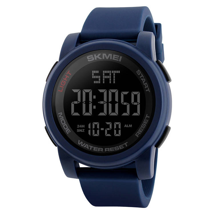 

Skmei 1257 синие спортивные мужские часы