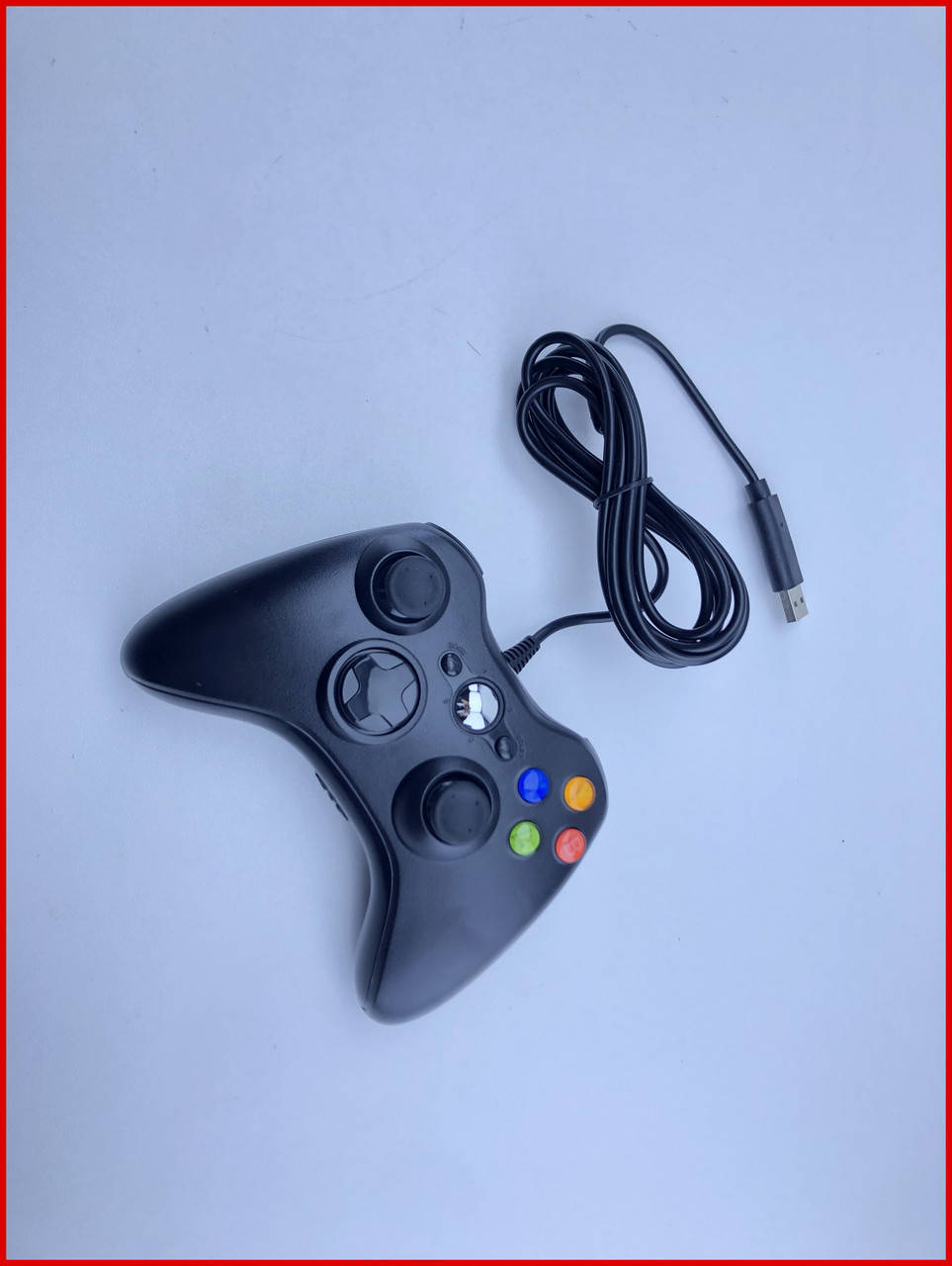

Геймпад джойстик для XBOX 360 / ПК проводной (Черный), Белый