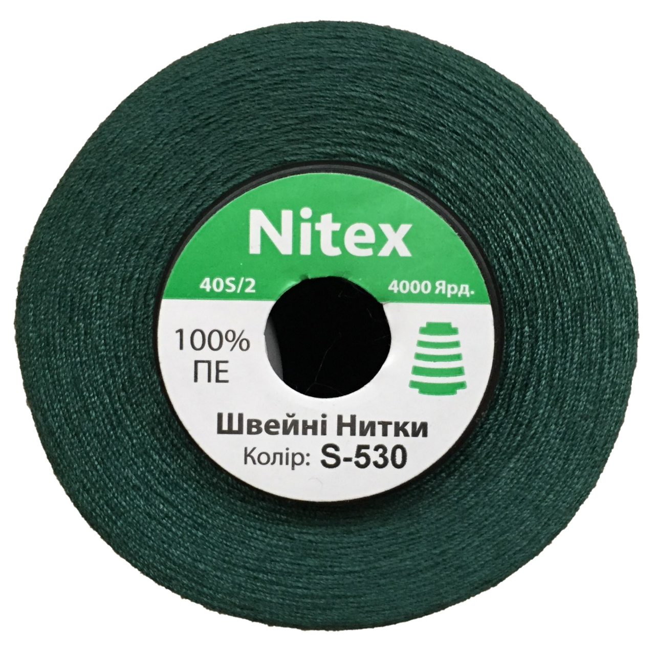 

Нить швейная 100% PE 40/2 цв S-530 зеленый темный (боб 4000ярдов), Коричневый
