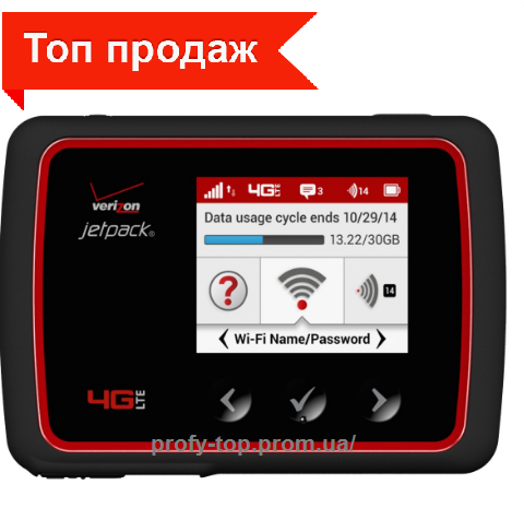 

Wifi роутер 4G 3G LTE Novatel Jetpack 6620L с Power Bank Под все операторы связи!