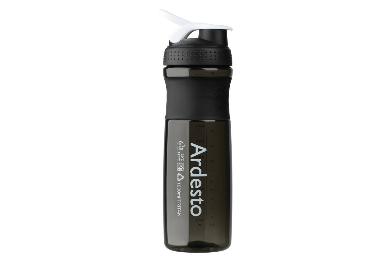 

Бутылка для воды Ardesto Smart bottle 1000 мл, черная ,тритан