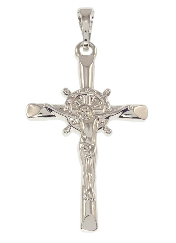 

Кулон Xuping Родий "Крест с Распятием" для цепочки до 5мм