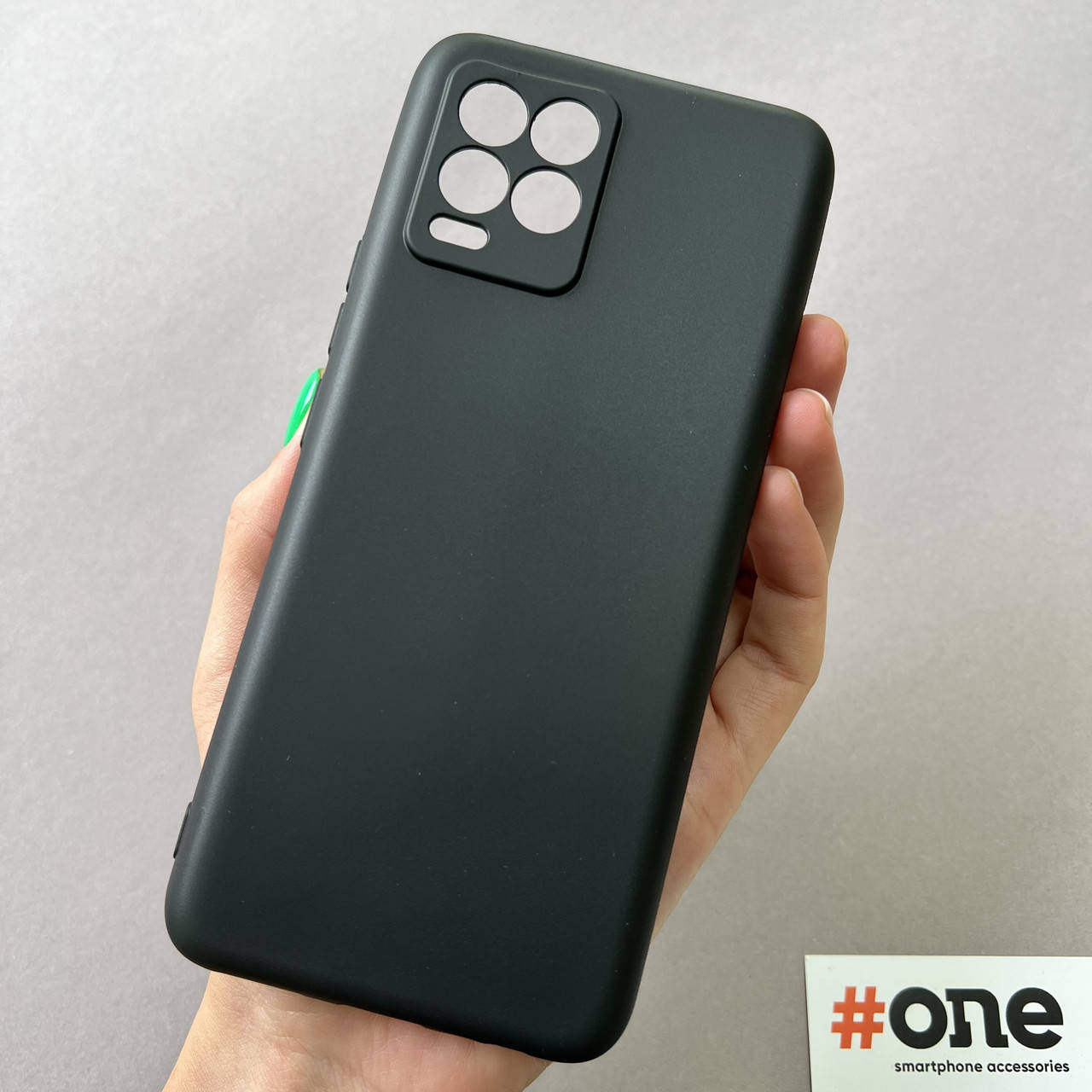 

Чехол для Realme 8 однотонный матовый плотный накладка чехол на телефон реалми 8 черный TPB