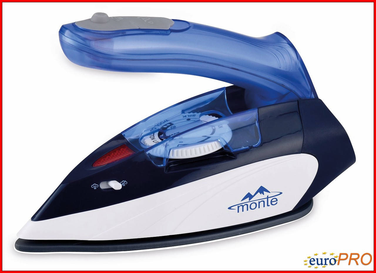 

Дорожный утюг Monte MT-1515 с складывающейся ручкой 1100 Вт, Белый