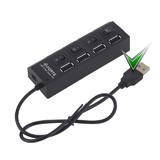 

Хаб 4 порта USB 2.0 с выключателями на каждом