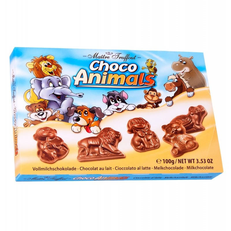 

Конфеты шоколадные Maitre Truffout Choco Animals 100 г Австрия
