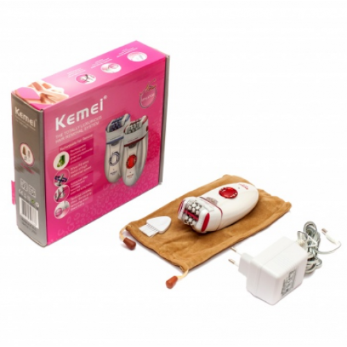 

Эпилятор с двойной головкой, для женщин, Kemei KM 2666