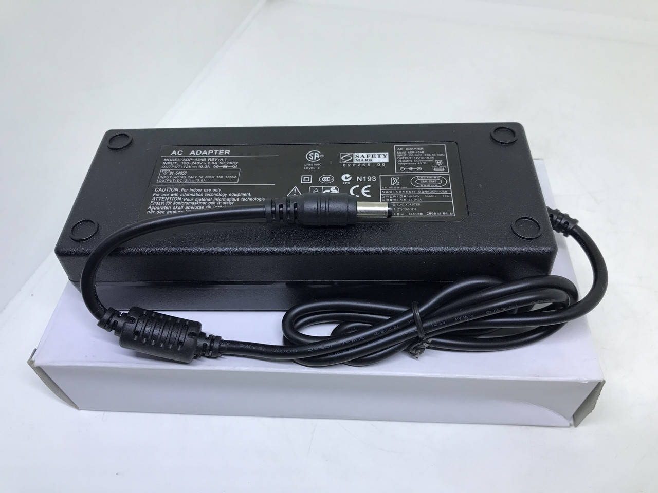 

Блок питания 12В 10А 120W 100-12 адаптер стабилизированный