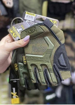 

Тактические беспалые перчатки MECHANIX олива M-Pact