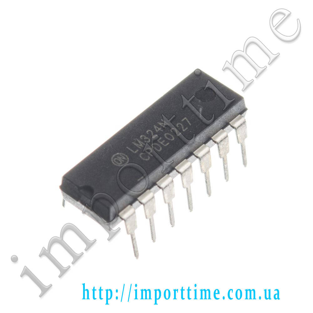 

Микросхема LM324N (DIP14)