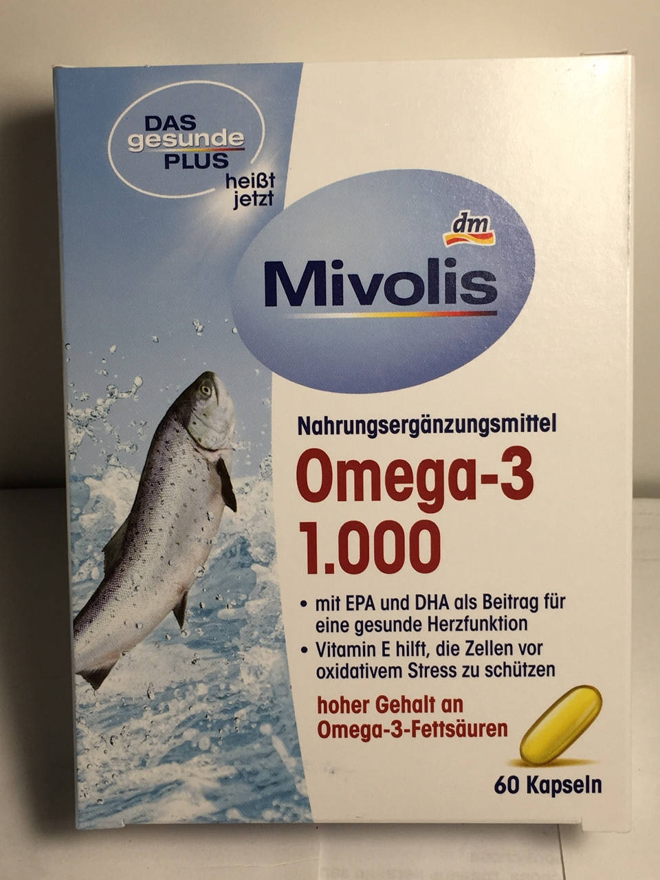 

Вітамінний комплекс Mivolis Omega-3 1000 мл. 60 капсул