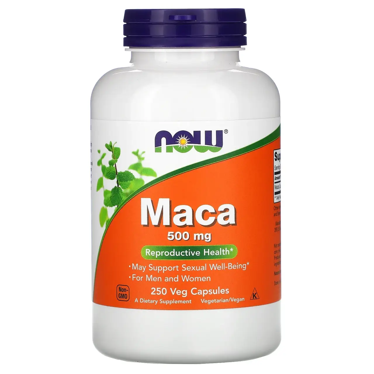 

Мака (Maca), Now Foods, 500 мг, 250 капсул (NOW-04762)
