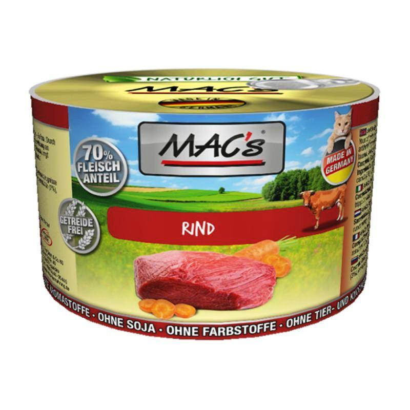 

Консервы для котов Mac`s Rind Говядина