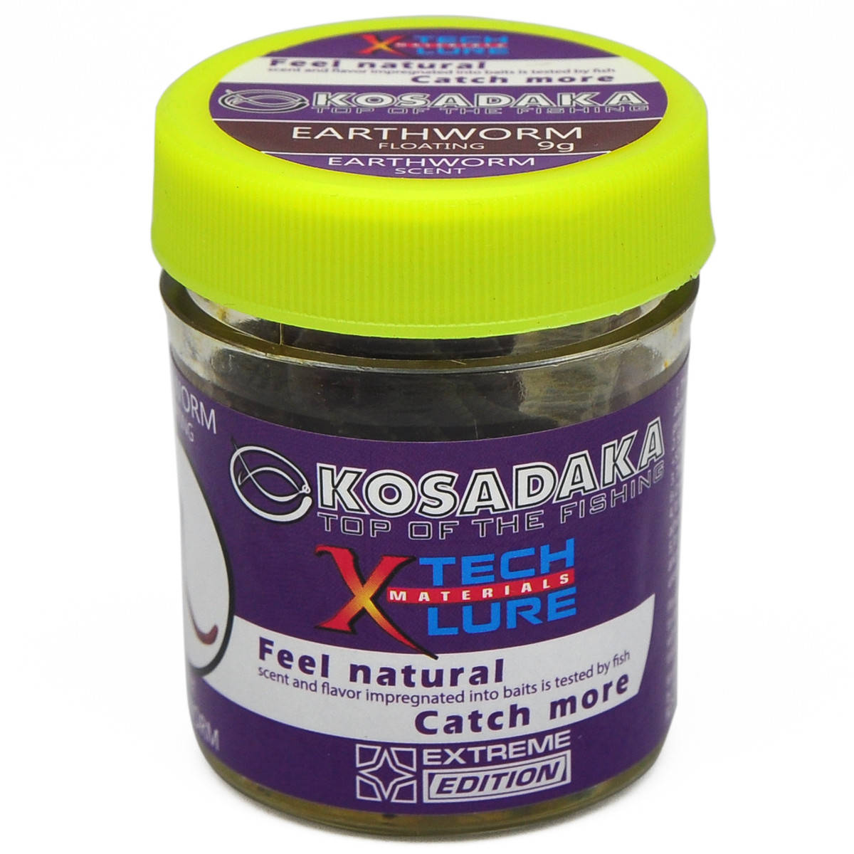 

Земляной червь Kosadaka плавающий, 17шт/уп, Белый