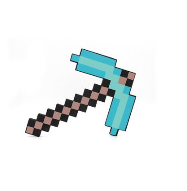 

Кирка игрушка Minecraft алмазная кирка майнкрафт 45 см 00285, Разные цвета