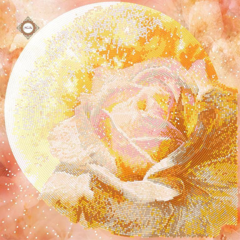 

СЛ-3436 Moonlight love story.Схема для круговой вышивки бисером