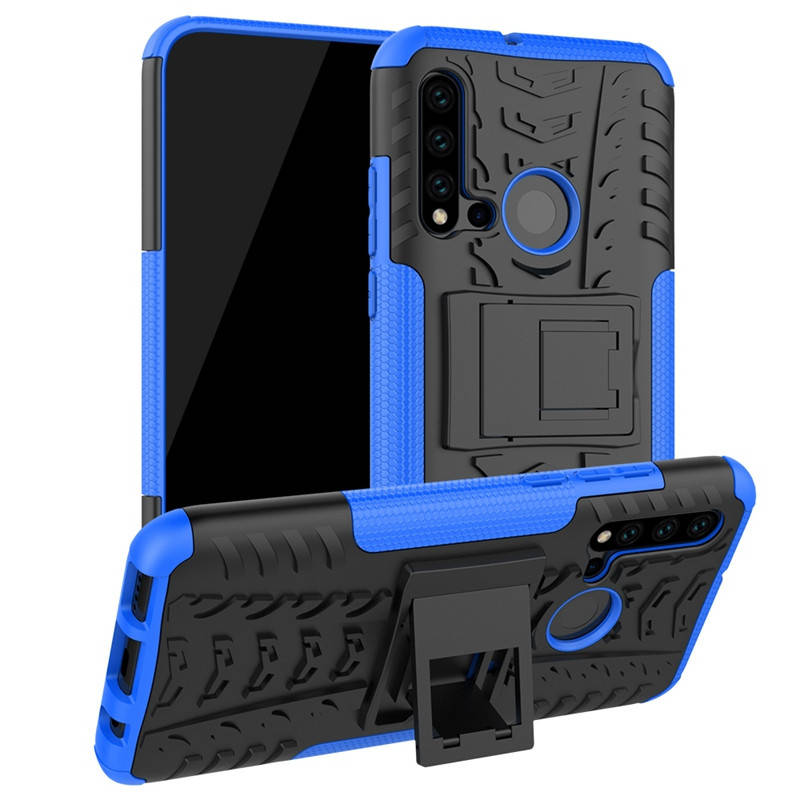 

PC + TPU чехол Armor для Huawei P30 Lite (8 цветов) синий