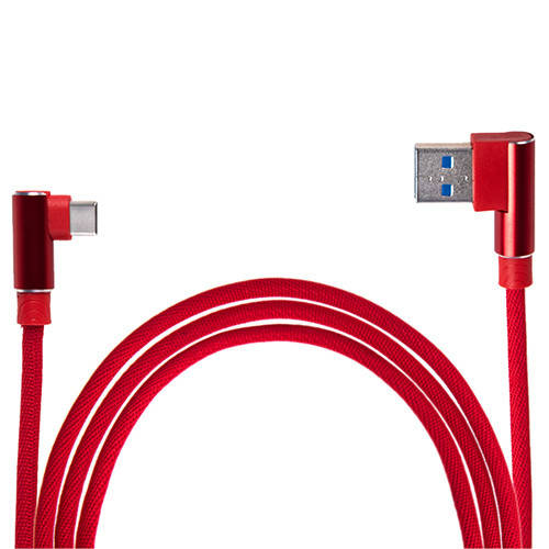 

Кабель USB - Type С (Red) 90° ((200) R 90°), Красный